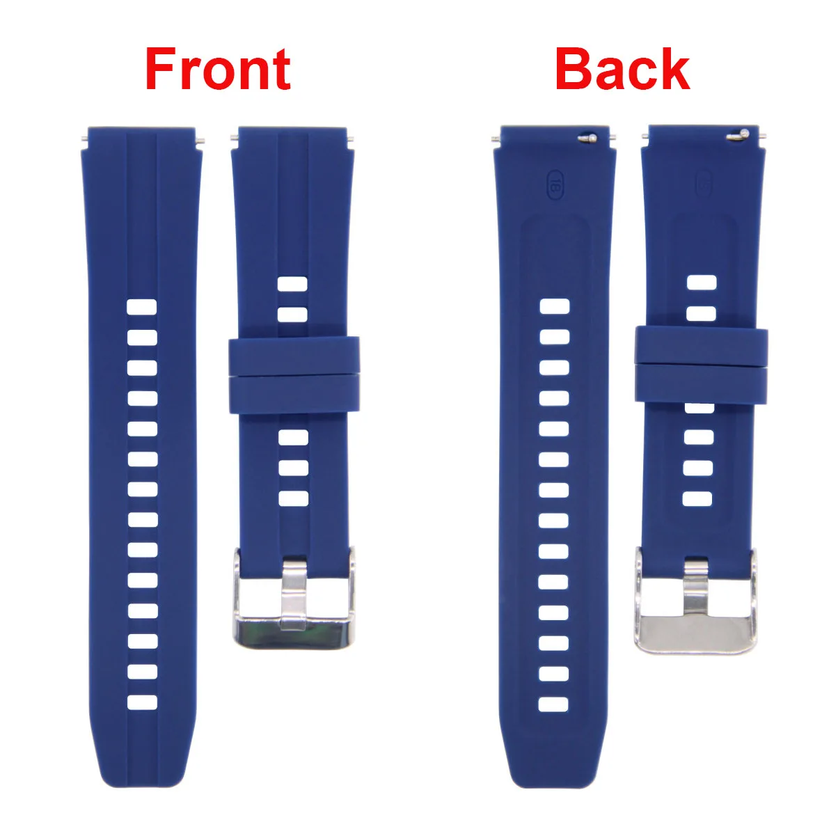 18 мм ремешок для часов для Huawei B5, мягкий силиконовый быстросъемный модный дышащий прочный водонепроницаемый спортивный ремешок для умных часов для мужчин и женщин