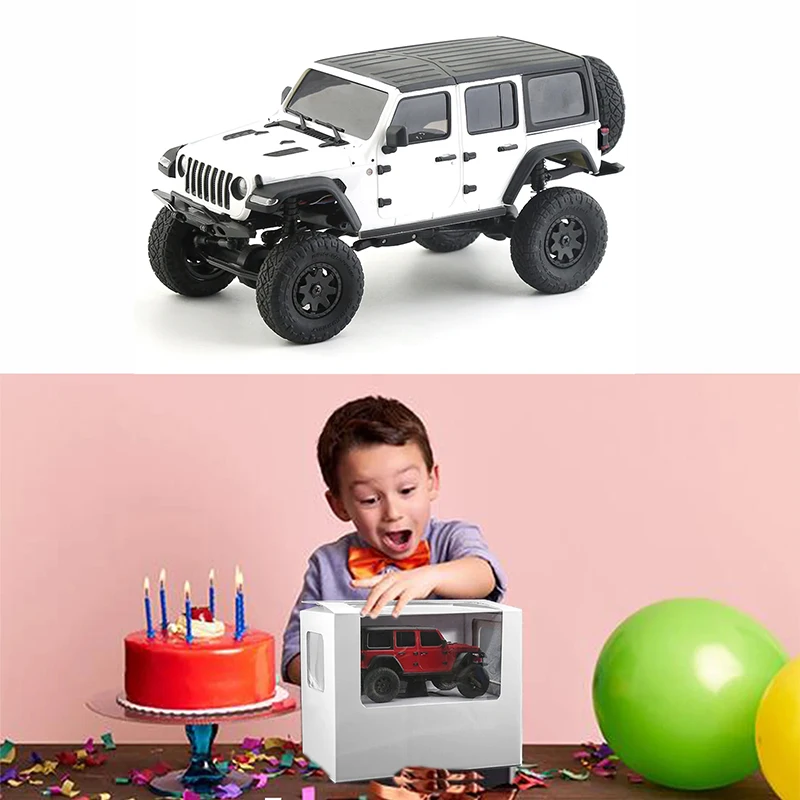 RC Climbing Car Mini-z Racing-24 4x4 Brushed Motor 1/24 2.4GHz 4WD RTR Off-Road Car 6.5km/h Toy Control 30m for Kids Toy Gift