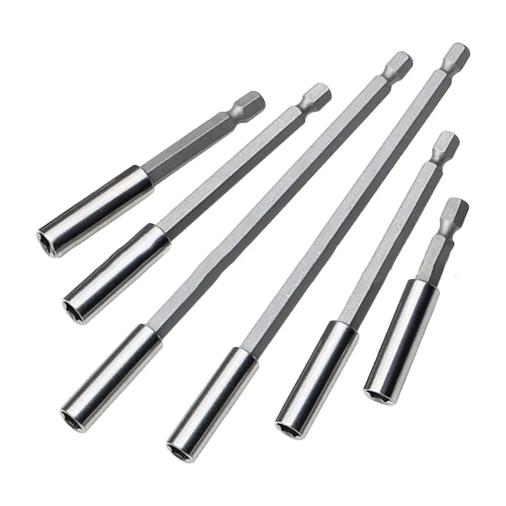 Socket Bit Holder Magnetic Quick Release 3PCS 60/100/150mm Carbon Steel Drill Extension For Electric Screwdriver