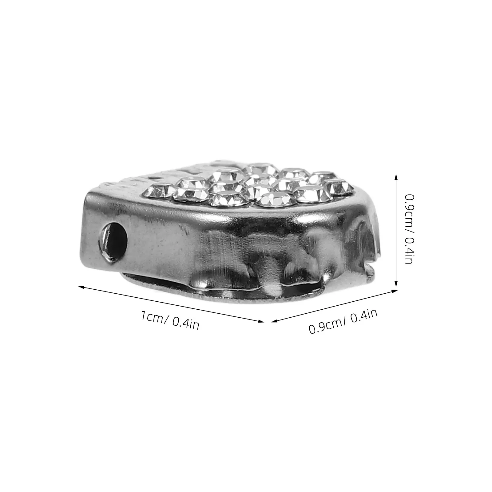 20Pcs Rhinestone Shoelace Locks Kids Adults No Tie Shoe Lace Buckle Capsule Fastener for Flat Laces Shoelace Fasteners