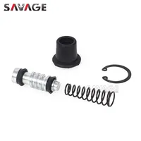 For KAWASAKI Z900 Z800 Z650 Z125 ZX6R ZX10R ER6N NINJA 650 VERSYS Rear Brake Master Cylinder Piston Spring Seals Set Repair Kit