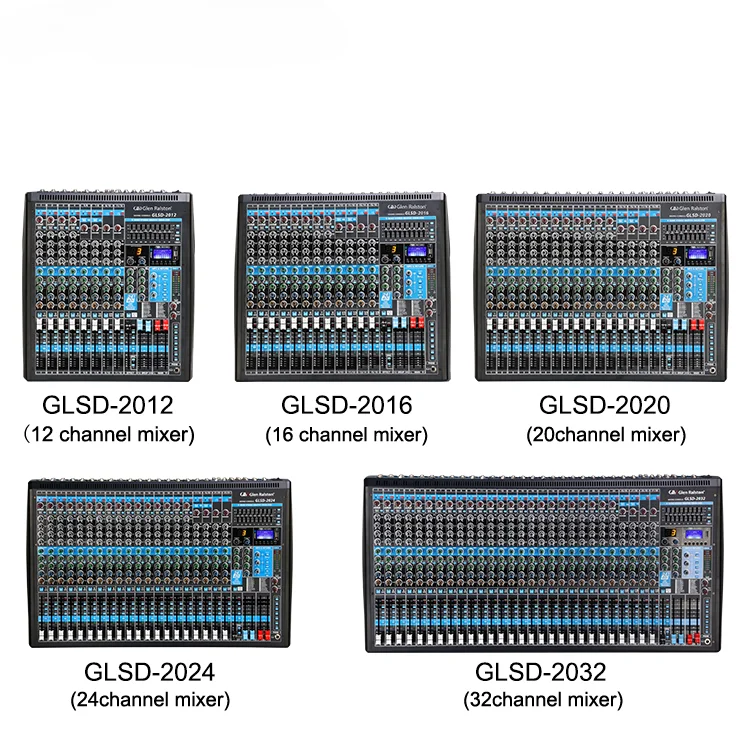 Beste Prijs Digitaal 16 Kanaals Videosysteem Geluidsconsole Audiomixer Voor Grote Hal