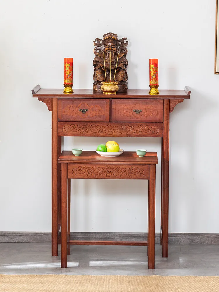 Cz  household ancestral tablet table, rural hall cabinet, mother table  buddhist niche