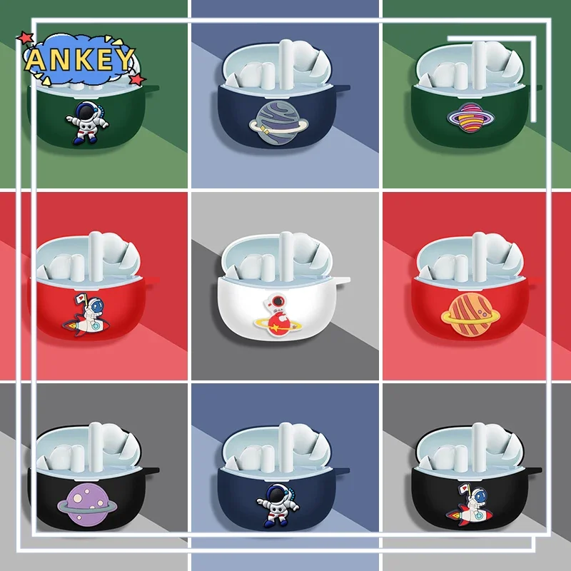 Edifier X5 Pro için Kılıf Koruyucu Silikon x5pro Sevimli Karikatür Bluetooth Kulaklık Kabuk Kulaklık Taşınabilir Kapakları