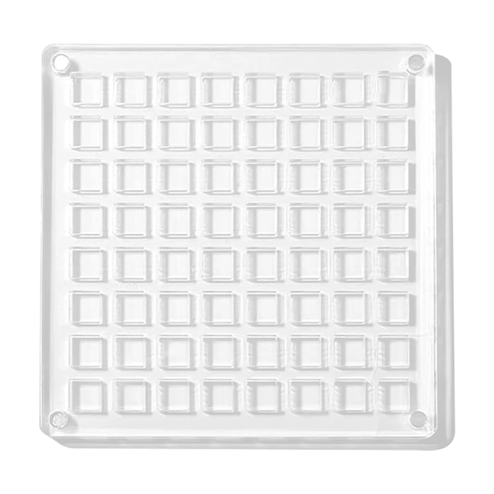 

Square 36 Grids 64 Grids Clear Stackable Storage Organizer Gemstone Jewelry Seashell Display Box Desktop Beads Acrylic Magnetic