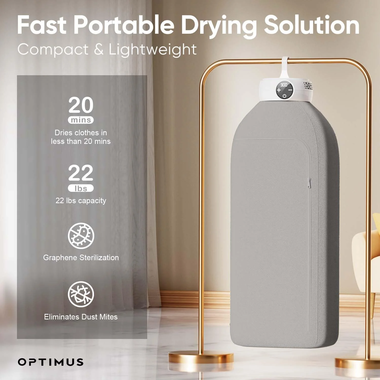 تكنولوجيا مجفف الملابس المحمول الذكي |    للفندق، والشقة، والمركبات الترفيهية، والسفر - ملابس خفيفة للماكينات، والملابس الداخلية