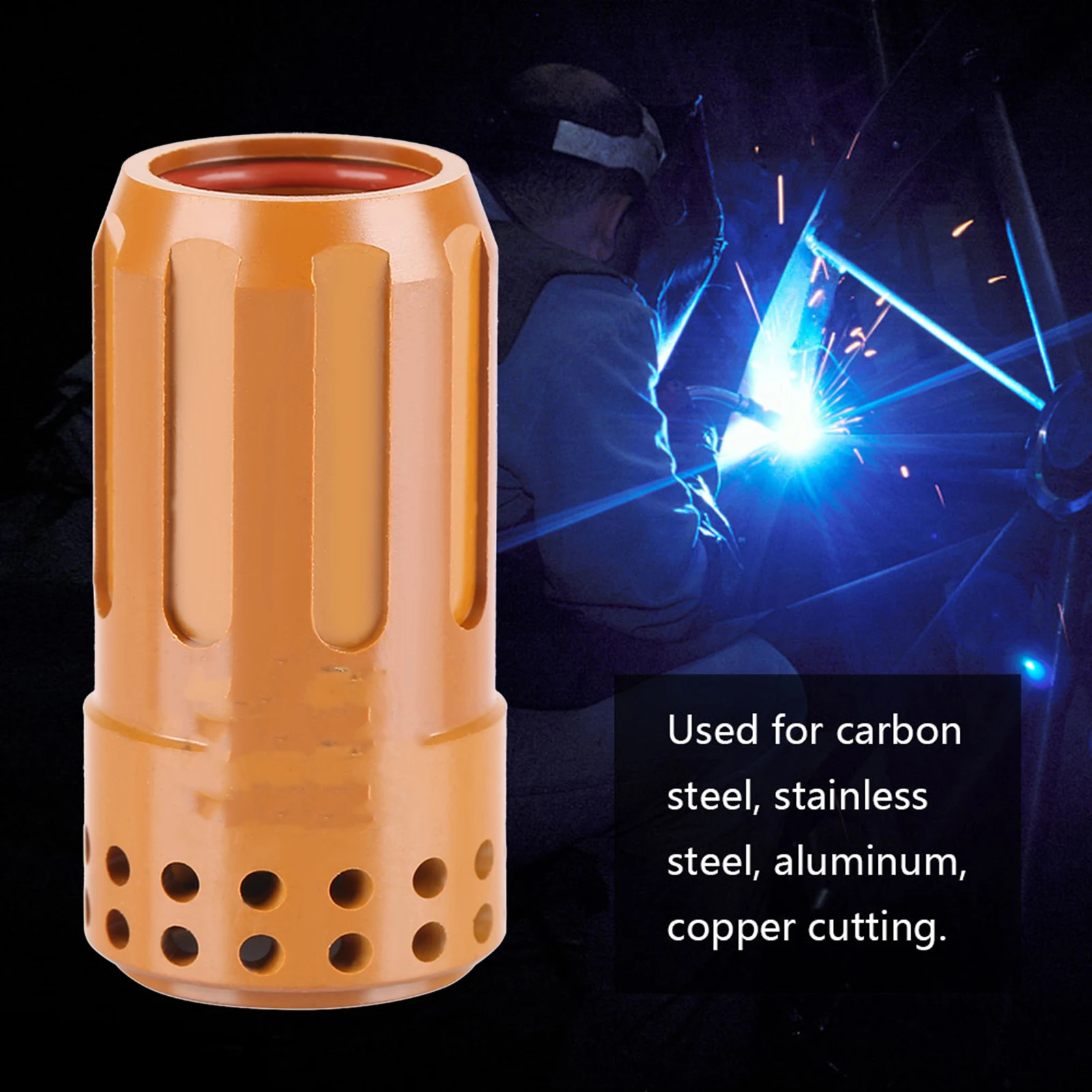

220857 Swirl Ring, 1pc Plasma Cutter Swirl Ring Consumables 220857 for MAX45‑105 Cutting Machine