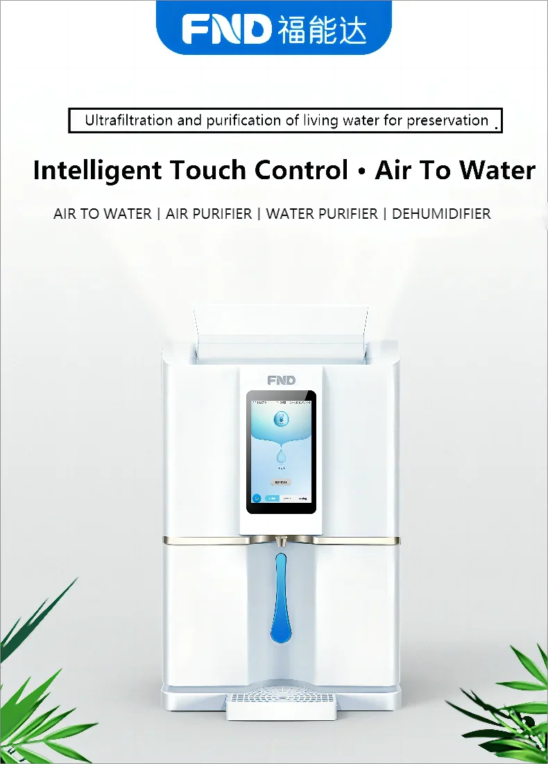 home-based units 20 liters per day Atmospheric water generators (AWG) squeeze water from the air