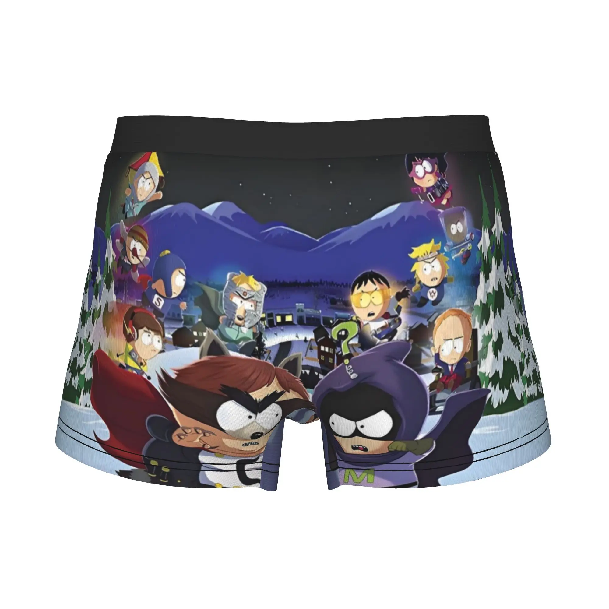Adventure S-SouthParks Boxers Shorts Men Classic Character Briefs Underwear Novelty Underpants