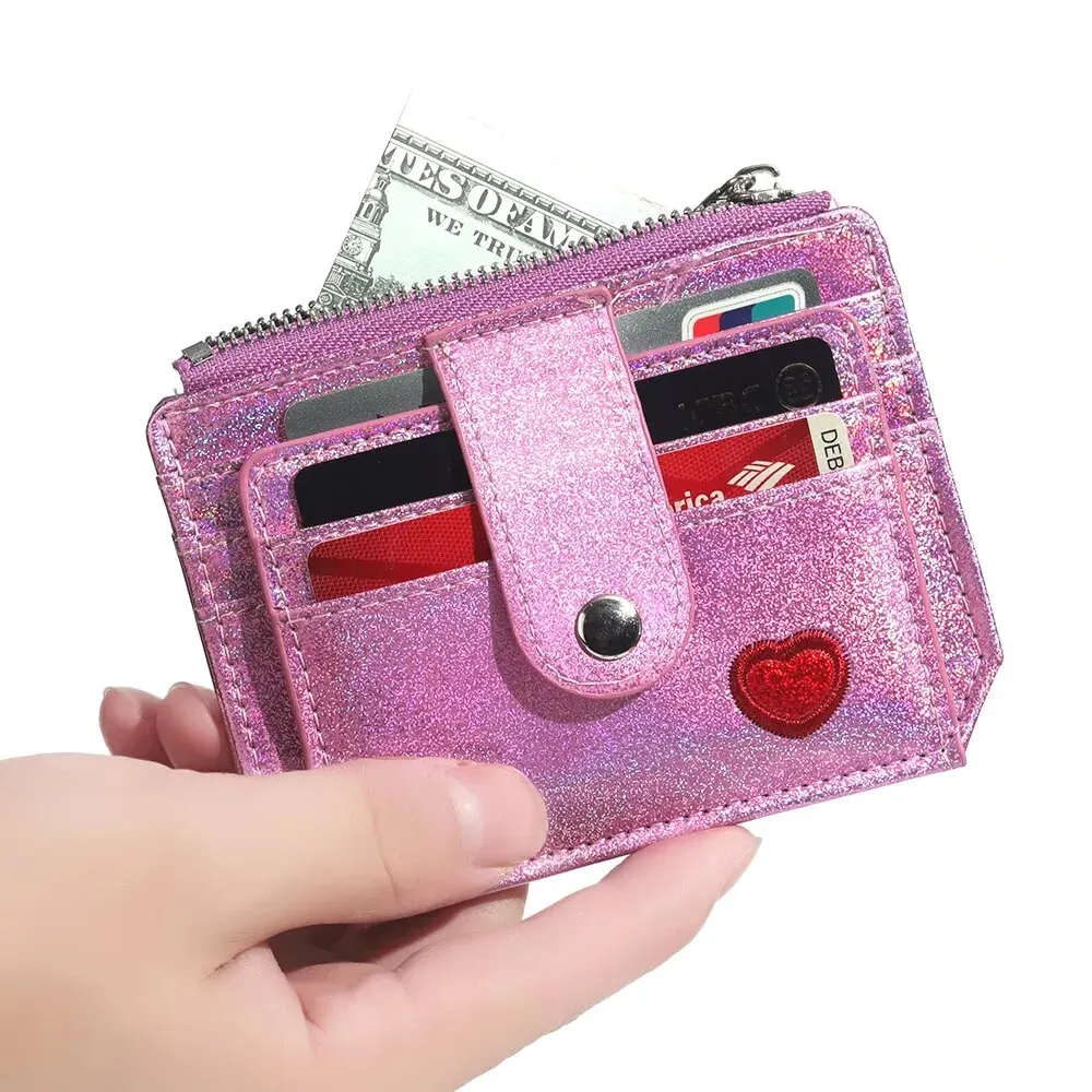 1Pc Card Bag Thin And Compact Bank ID Card Color Card Box Multi-Slot Ultra-Thin Card Box Wallet Simple Credit Card Holder Female