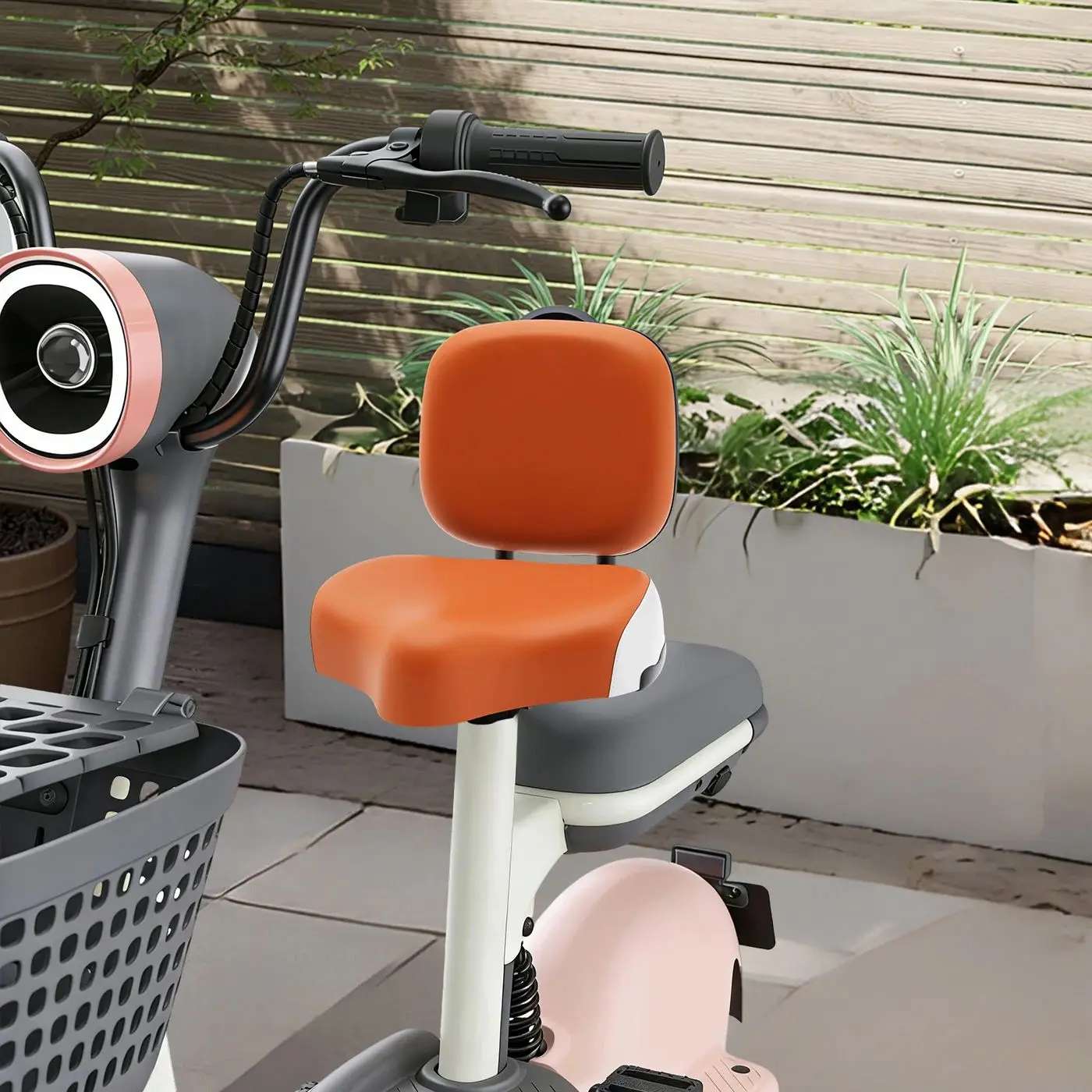 

Сиденье для трехколесного велосипеда с регулируемой спинкой, подушка для сиденья, седло для взрослых электрических и обычных трехколесных велосипедов, пляжных и дорожных велосипедов