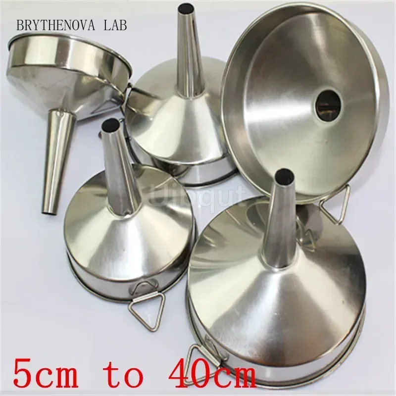 Big Stainless Steel Funnel Kitchen Oil Liquid Metal Funnel Detachable Wide Filter Mouth for Canning Kitchen Tools