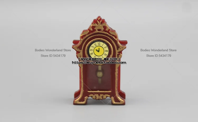 В наличии 1/12 весы солдат миниатюрные ретро часы маятник кукольный домик сцена Декор аксессуары для 6-дюймовой экшн-фигурки модель