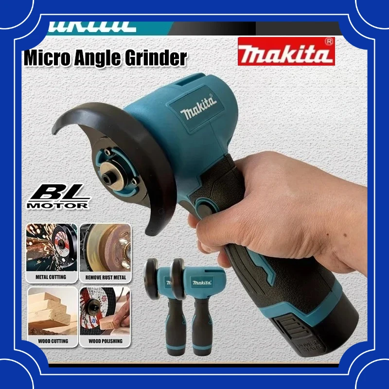 

Makita Compact Polishing Machine Cutting DIY Home Power Tool for Metal Wood Cordless Electric Angle Grinder Brush Cutter