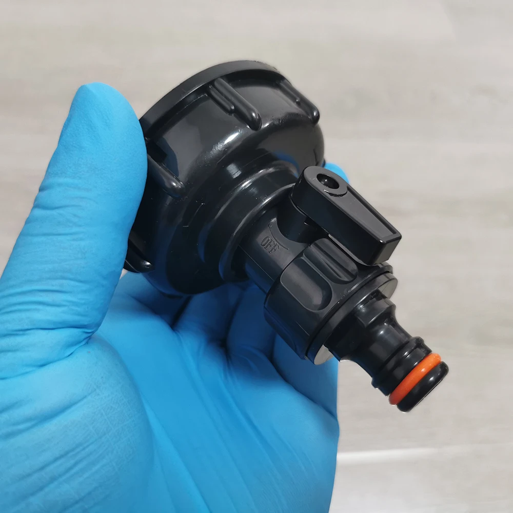 3/4 Car wash water gun water pipe joint quick plug water tank faucet IBC S60 * 6 water tank adapter irrigation water pipe joint