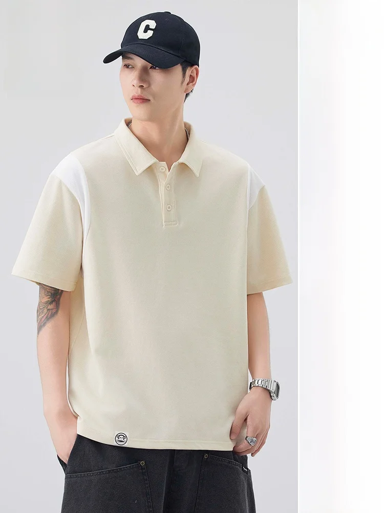 

Мужская летняя модная рубашка Paul Frank свободного кроя с отложным воротником, тонкая, повседневная, из полиэстера