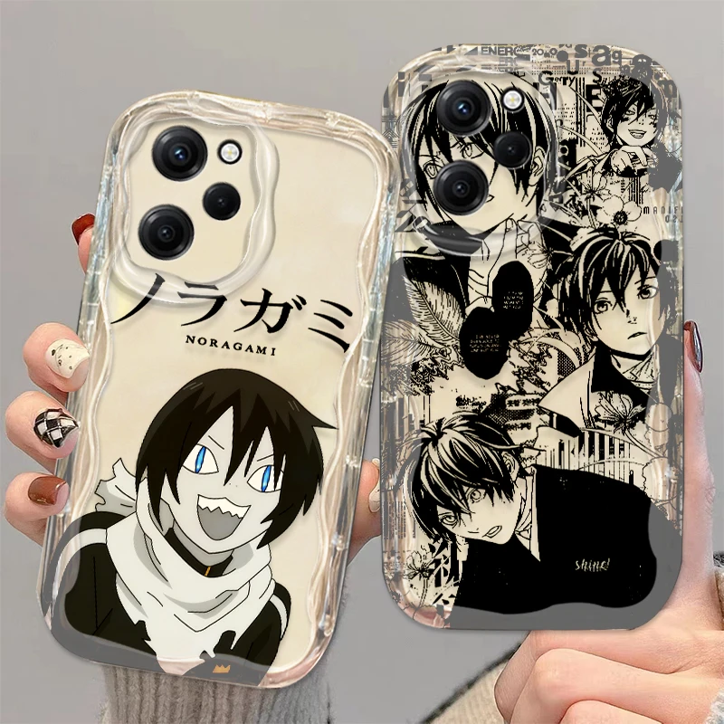 Noragami Yato Anime For Xiaomi Redmi Note 13 12 12S 11S 11 10 9 8 10A 9C Pro Plus 5G Wave Oil Funda Phone Case