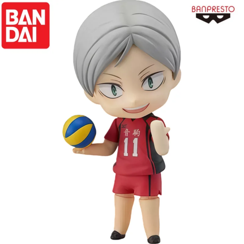 

В наличии Bandai Original Banpresto Gsc Haikyuu! Лев Хайба, экшн-фигурка, модель куклы, новая модель с украшениями в штучной упаковке, модель
