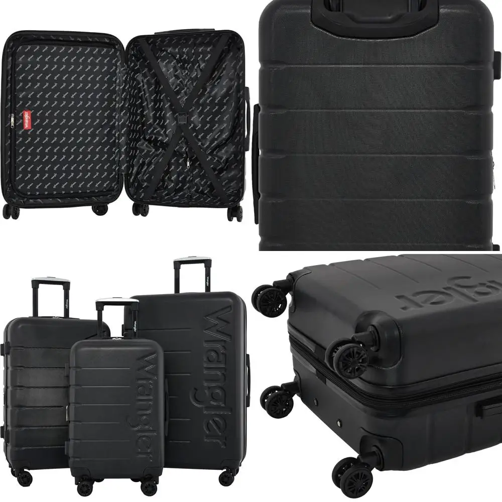 Black 3-Piece Large Wrangler Maverick Set