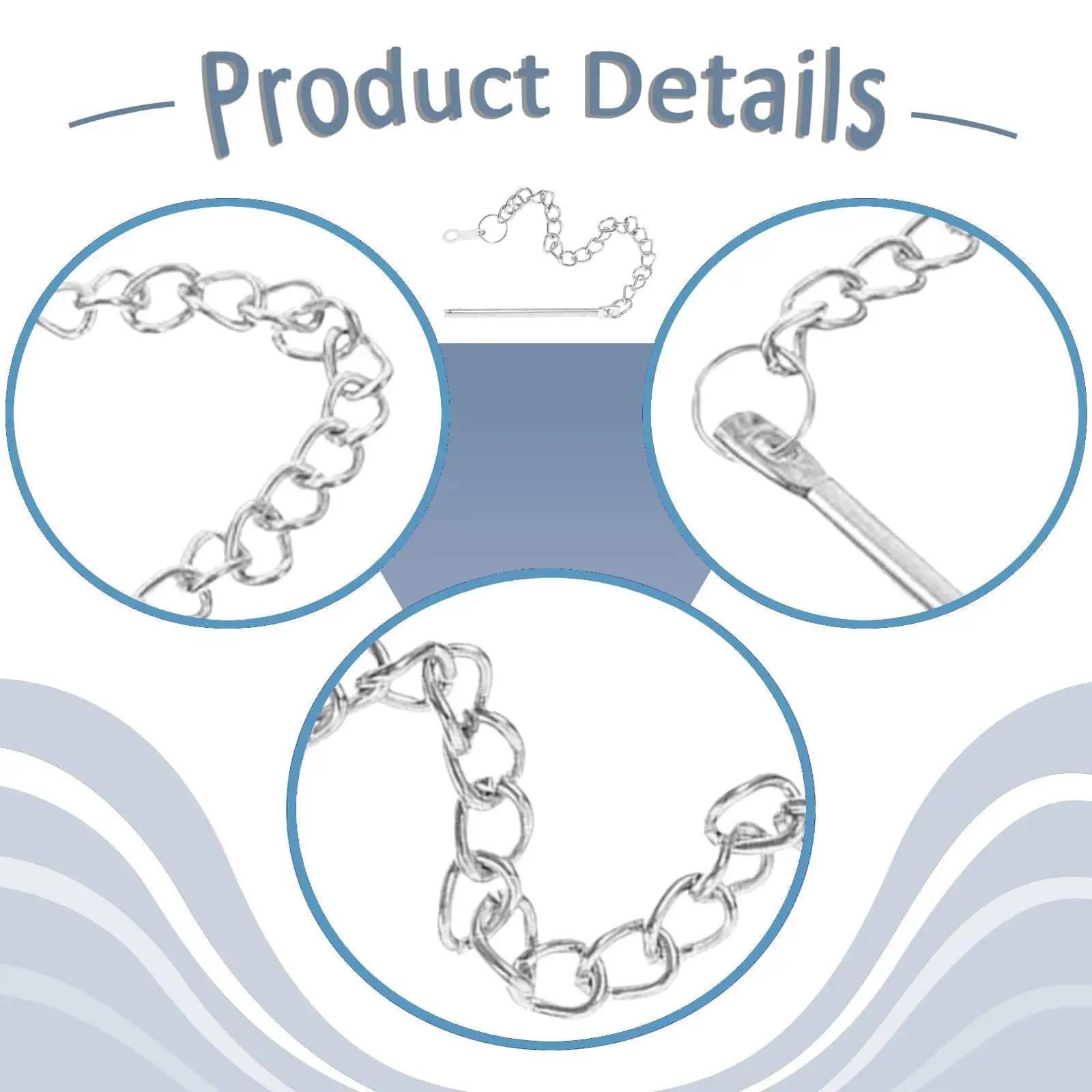 Patio Umbrella Stabilizer Pin Chain Easy to Install, Umbrella Accessories, Directly Replace for Deck Outdoor Balcony Garden Yard