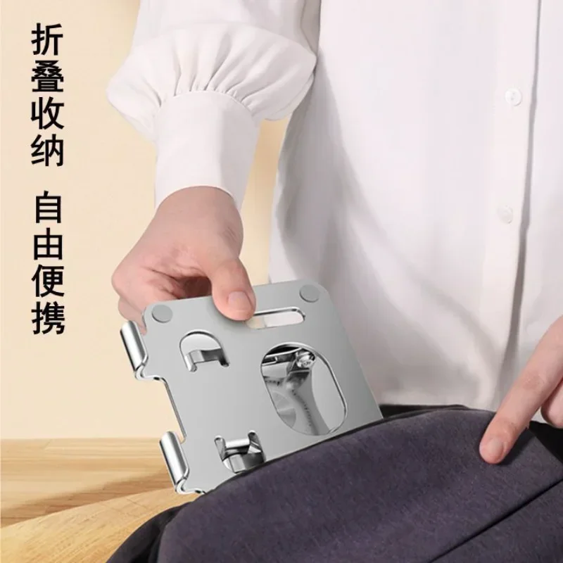 

Multifunctional 360 degree rotation foldable aluminum alloy desktop lazy bracket for laptop, mobile phone and tablet
