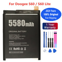 2024 Years 5580mAh BAT17M15580 BAT173605580 Original Battery For Doogee S60 / S60 Lite S60Lite Phone Batterie Bateria + Tools