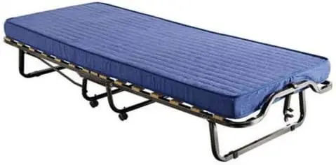 Letto Negozio RIPOSO - Letto Ospite Pieghevole Ortopedica A 15 Doghe Con Materasso H10 - Brandina