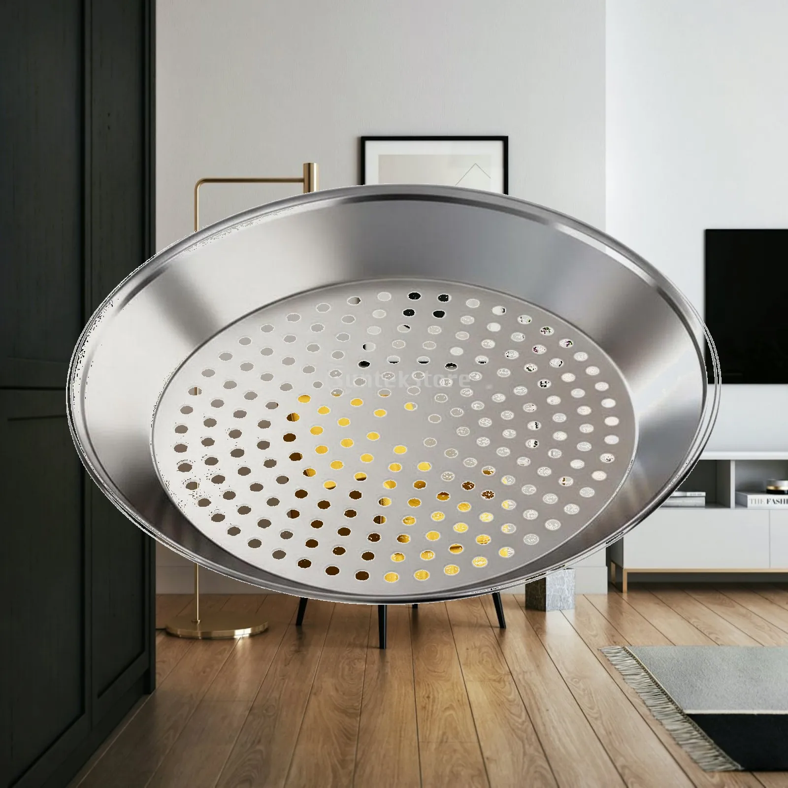 Round Steamer Rack 316 Stainless Steel Steaming Insert for Dumpling Fish Veggies Universal Cookware Heat Shield Stand Kitchen