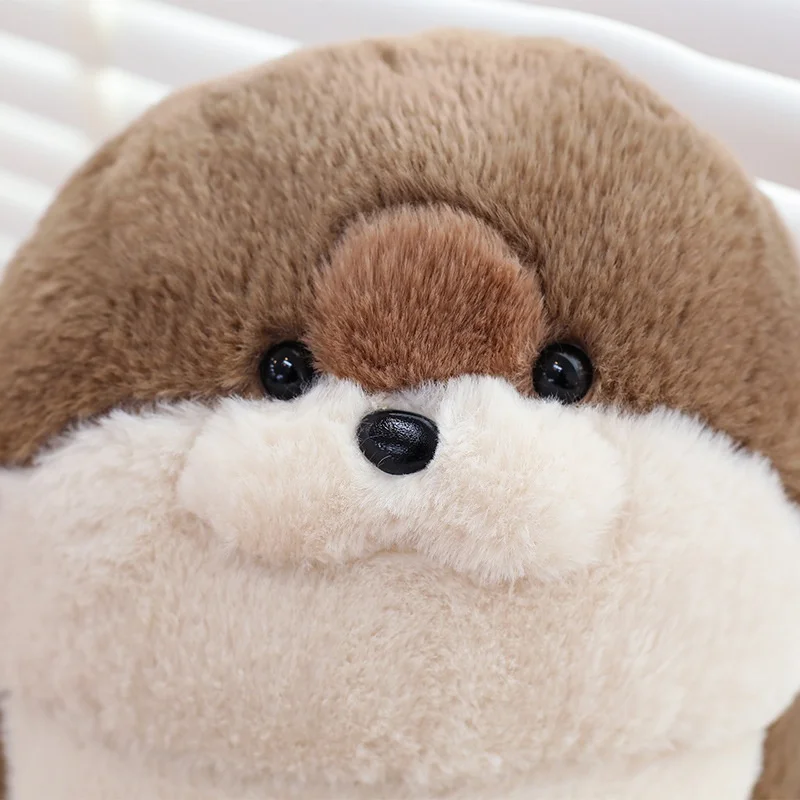 Soft Cute Seal Plush Toy Otter Stuffed Animal Hugging Sleep Pillow Christmas Gift For Girls Kids Plushie Cuddly Toy