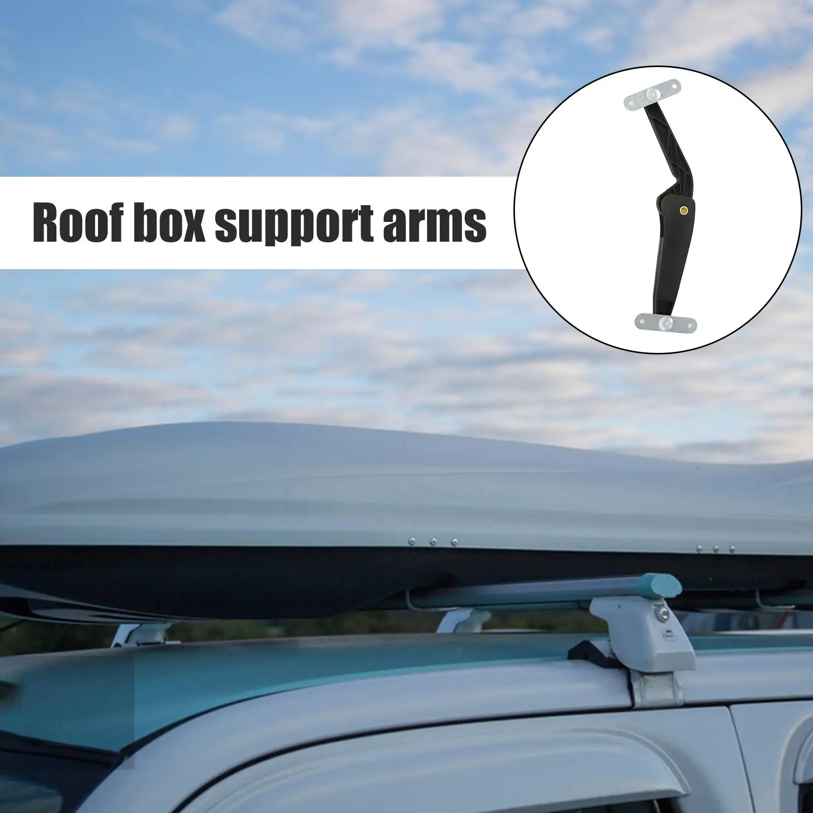 Car Roof Box Lid Shock-proof Support Arm Auto Rooftop Shock Absorb Luggage Holders Carrier Brackets for Car Vehicle