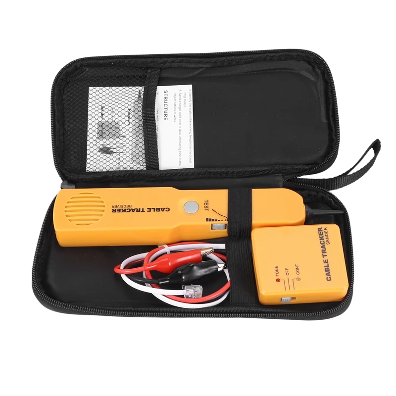 CABLE FINDER TONE GENERATOR PROBE TRACKER WIRE NETWORK TESTER TRACER KIT