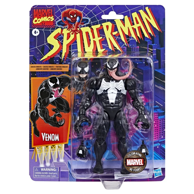 In Stock Marvel Legends Spiderman Retro 85th Anniversary Exclusive Venom 6