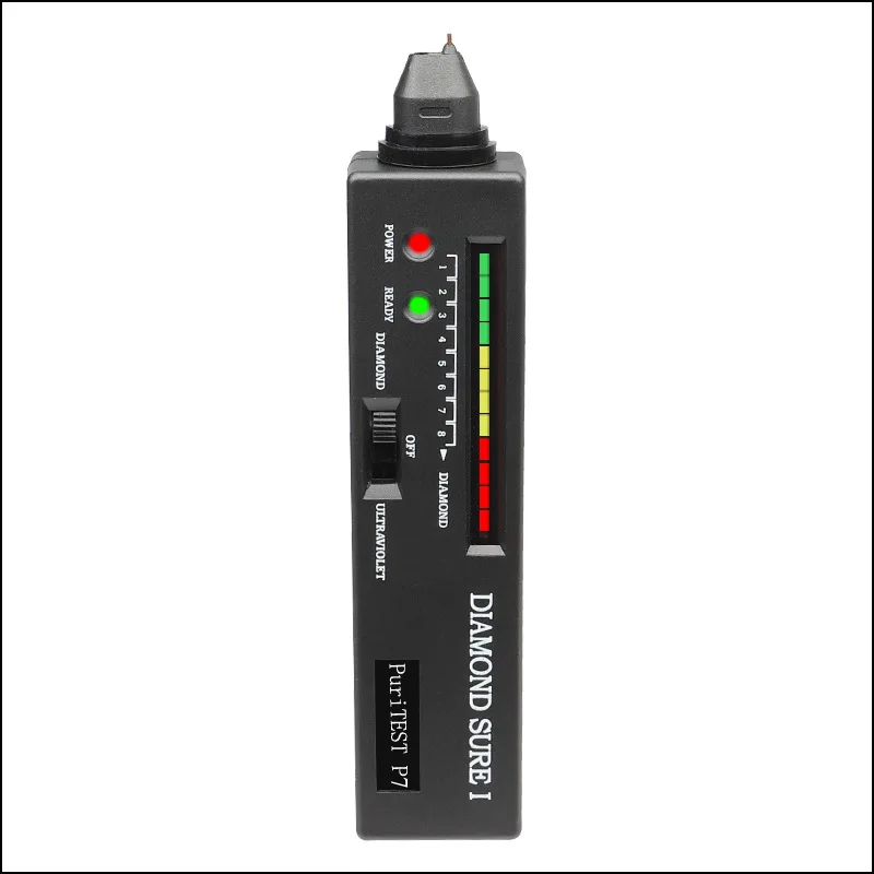 DJMAX Professional High Accuracy Diamond Tester 2 / 3 Gemstone Gem Selector Jewelry Watcher Tool LED Diamond Indicator Test Pen