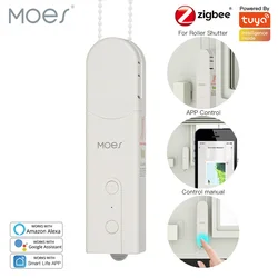 MOES New ZigBee Smart DIY Motorized Roller Blinds/Shades Drive Motor Hub Tuya Smart Life APP Alexa Google Home Voice Control