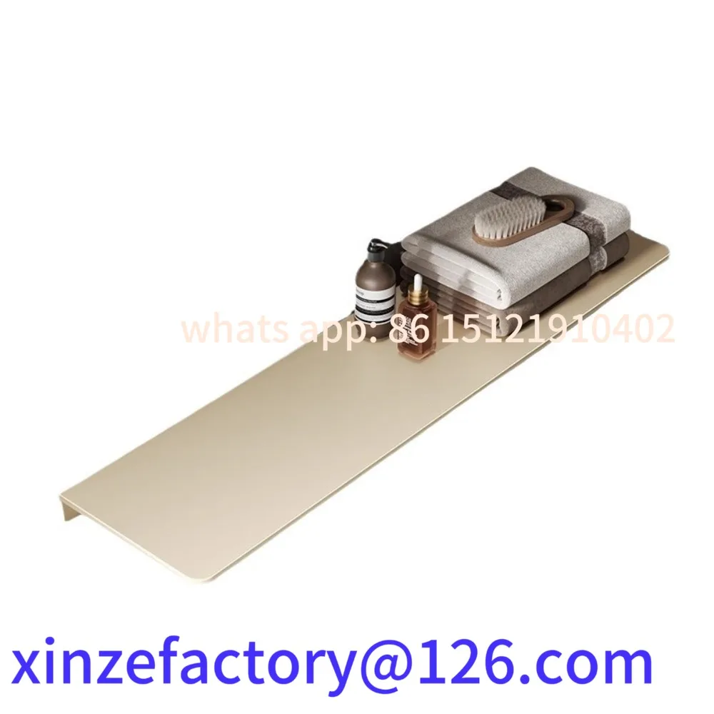 

Customizable Cream White Shelf Wall Storage Shelf Bookshelf Decorative Shelf TV Sofa One-word Baffle Decorative