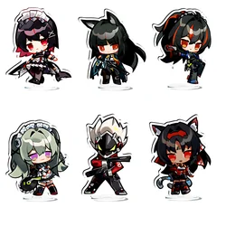 ZZZ Hot Game Zenless Zone Zero Nicole Demara Billy Kid Von Lycaon Acrylic Stand Model Plate Keychain Desk Decor Collection gift
