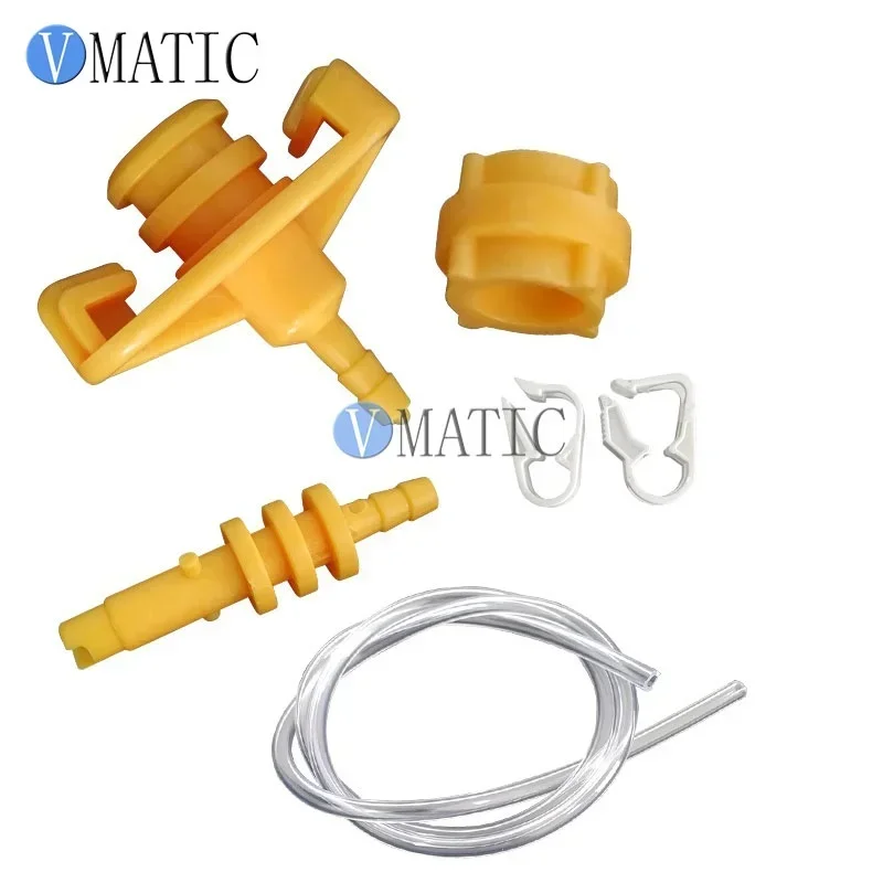 Free Shipping Quality Efd 10Ml 10Cc Plastic Dispensing Syringe Barrel Adapter image 5