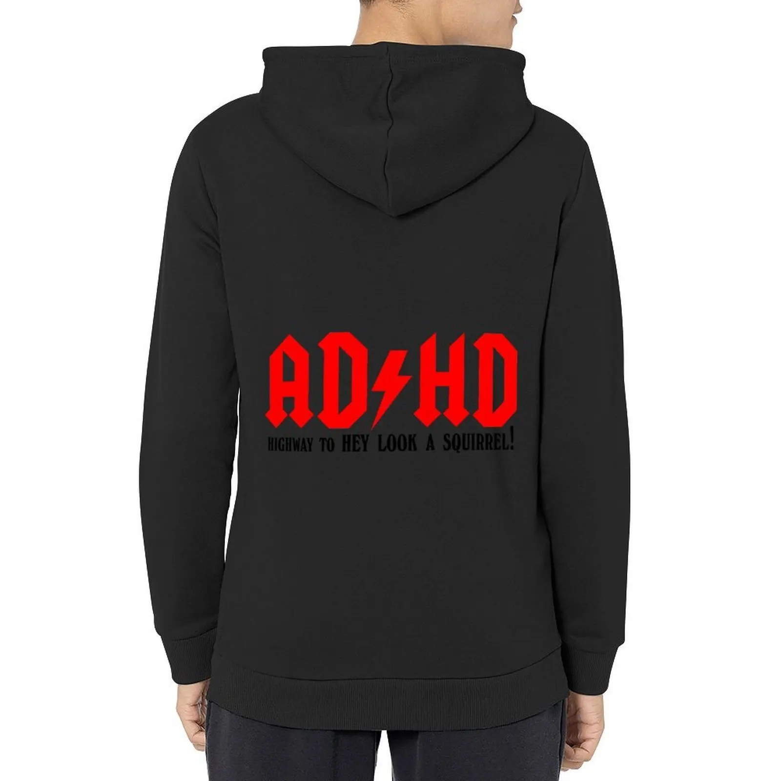 

ADHD Highway to Hey look a squirrel Hoodie korean style clothes japanese style blouse mens clothing tracksuit men