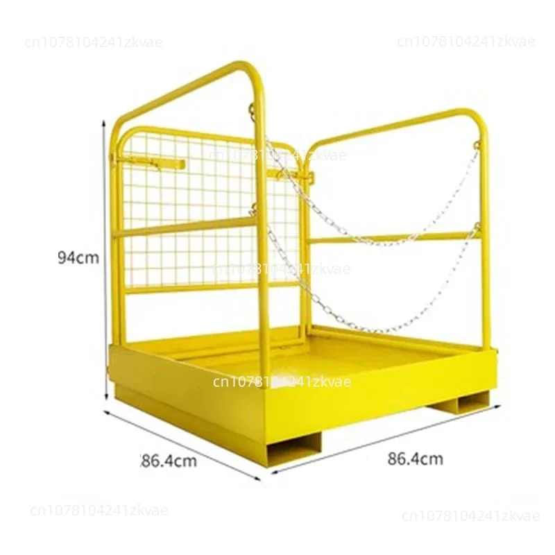 Forklift Safety Cage Maintenance Platform, Manned Vehicle, Outdoor Foldable Station