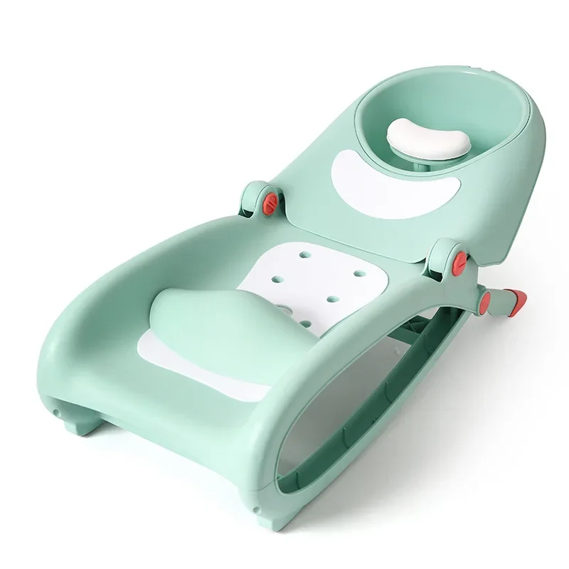 Pillow Infant Anti-Slip Children's Shampoo Chair Baby Shampoo Child Shampoo Bed Wash Hair Chair Folding Tub Sillas Furniture