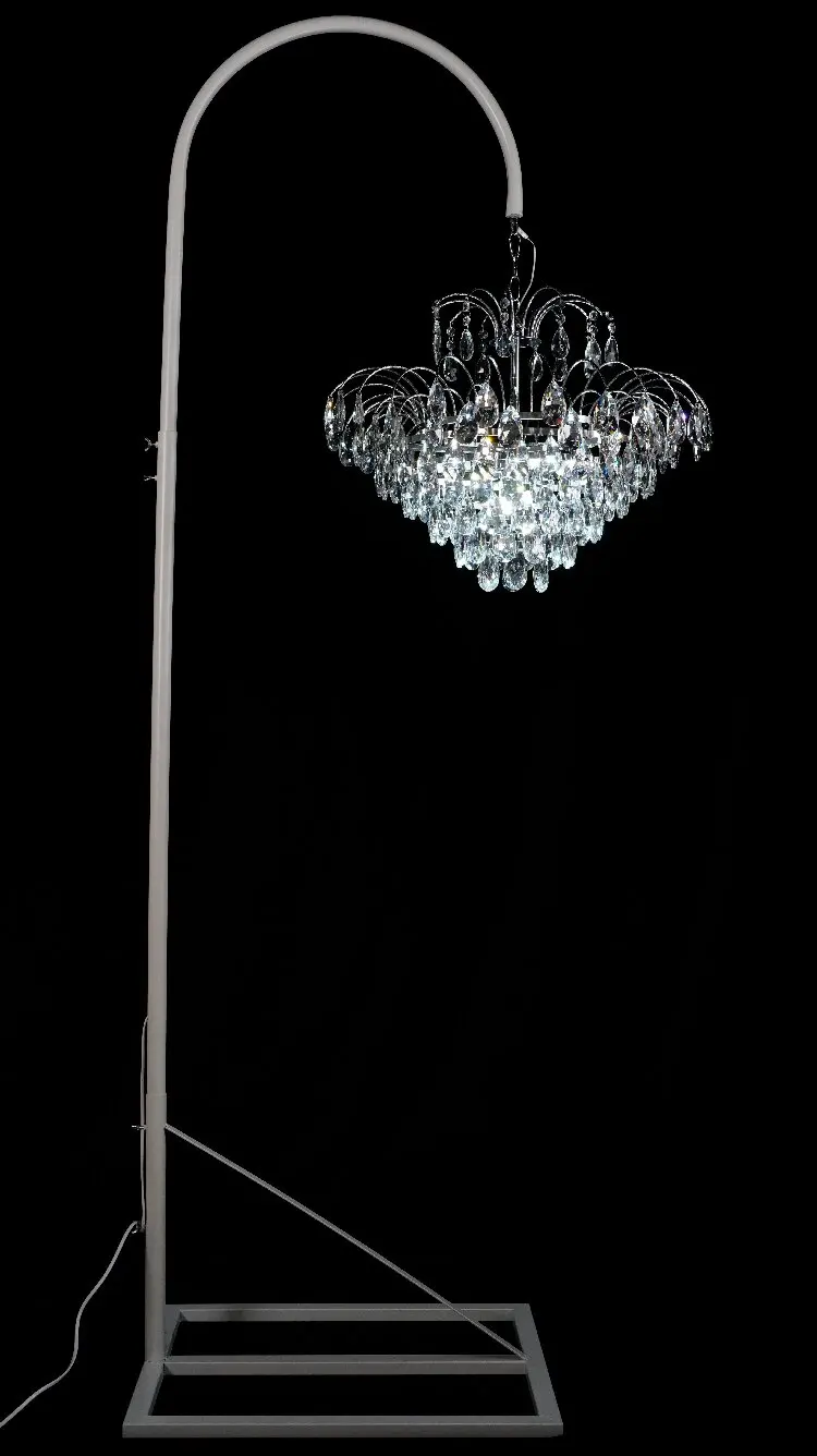 Latest LED Gold Sliver Droplet shaped Crystal Beads Chandelier Walkway Stand for Wedding Party Event Decorations