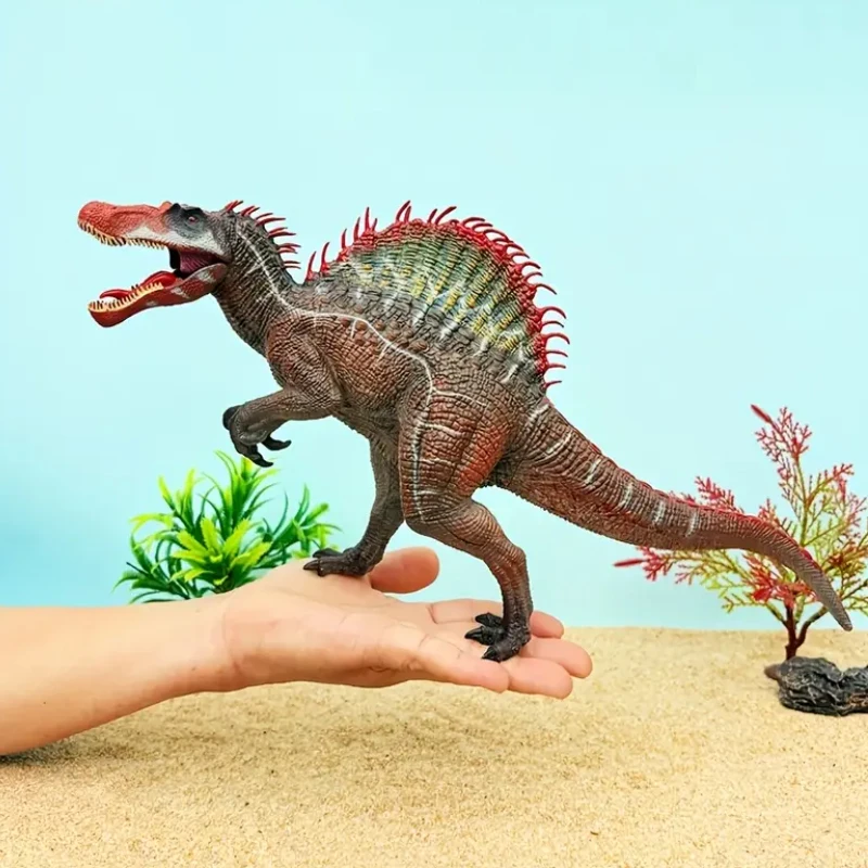Dinossauro jurássico spinosaurus indominus rex figuras de ação boca aberta tiranossauro animais modelo coleção brinquedo do miúdo presente