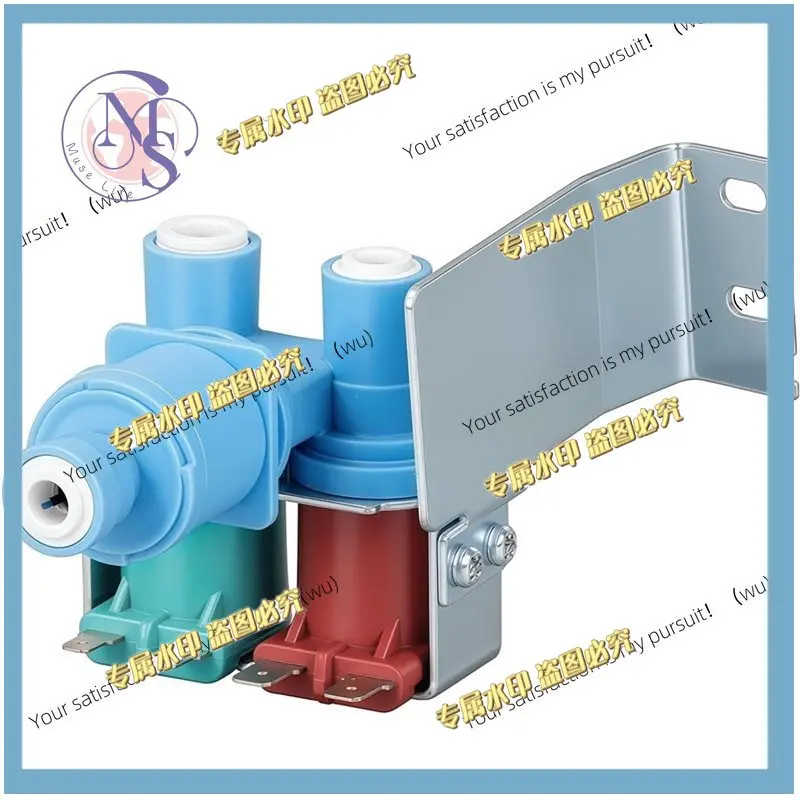 2pcs Upgraded version W10408179 W10179146 refrigerator water inlet valve, suitable for Whirlpool, Jinmei, Mette
