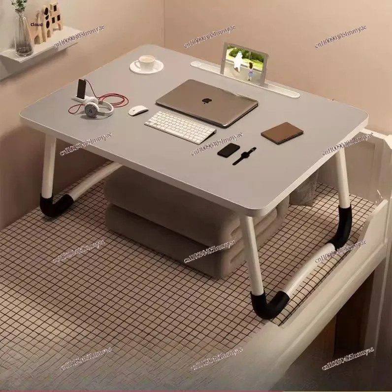 Small Table on Folding Bed, Study Desk, Computer Desk, Stand