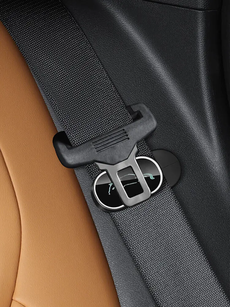 Seat Belt Buckle Fixed Limiter Stopper Holder Magnetic Car Interior Accessories