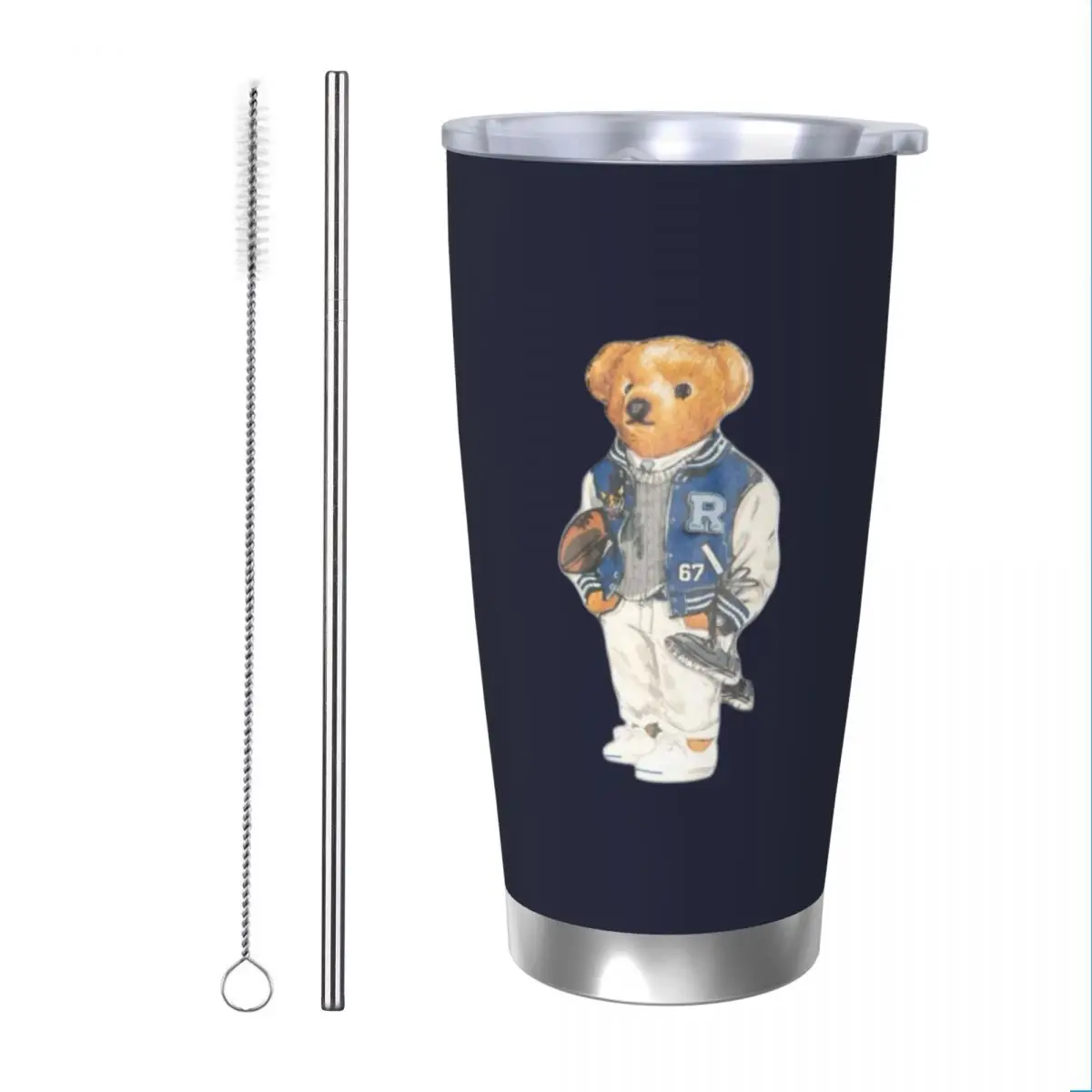 Ralph Bear 20oz Cup Large Capacity Car Mug Leak-proof Juice Coffee Cup Food Grade