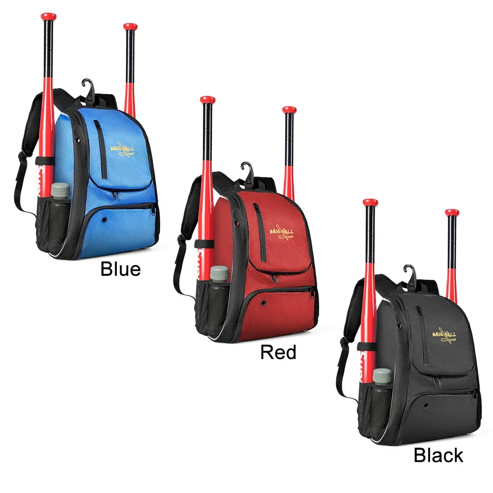 Baseball Training Backpack Large Capacity Softball Ball Bats Backpack with Shoes Compartment Waterproof for Youth Boy Girl Adult