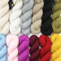 55g Hank 100% Cashmere Yarn Lace Weight Soft Hand Knitting Crochet For Fashion Sweater Shawl Scarf Baby Clothes