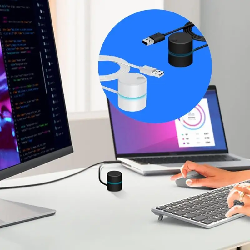 Easy To Use USB Sound Controller Sound Adjuster For Computers Delivers Accurate Sound Level Customization 