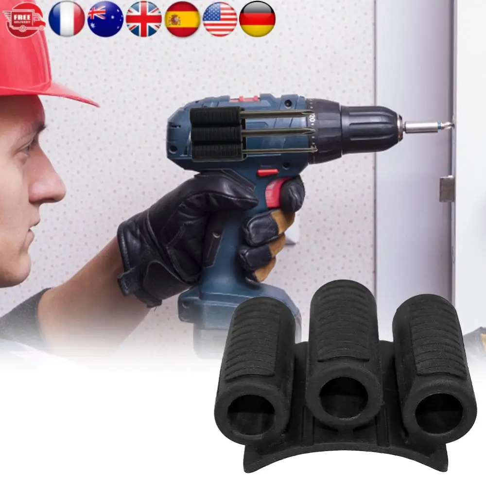 

Tool Holster Quick Change Drill Add-on High Strength Adhesive Bits Holders Mount Attachment Power Driver Universal Accessories